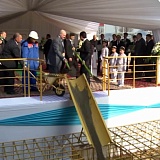 Церемония закладки здания Посольства Туркменистана в республике Беларусь